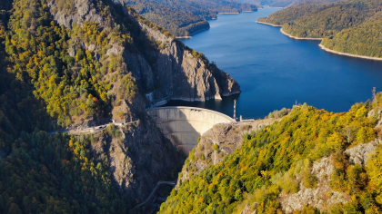 Barajul Vidraru intră în reparații. Lacul va fi golit până în februarie 2026