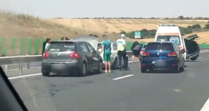 Carambol cu șase mașini pe Autostrada Soarelui. S-a activat Planul Roșu