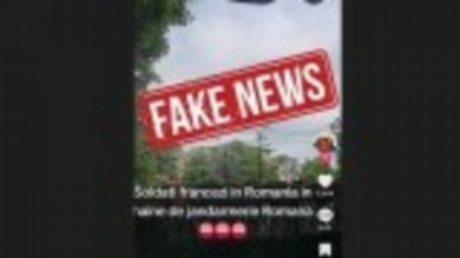 Tentativă de manipulare pe TikTok: Falsă conspirație despre soldați francezi în uniforme de jandarmi români
