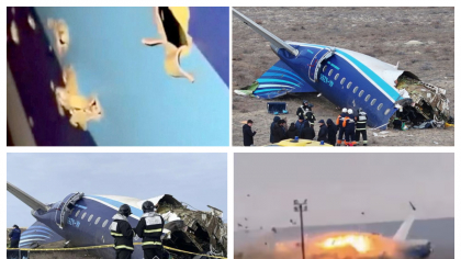 Rachetele Rusiei au doborât un avion cu 38 de pasageri. Vladimir Putin recunoaşte oficial catastrofa aviatică