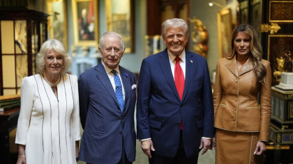 Cum arată meniul de la dineul anului, pentru care s-a muncit 5 zile. Ce specialități au servit Donald și Melania Trump la Windsor