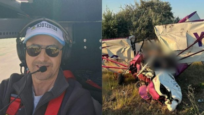 Mihail, tatăl pilot care a murit în avionul prăbușit în Tulcea, tocmai scăpase dintr-un alt accident aviatic. Nimeni nu-și explică ce s-a întâmplat