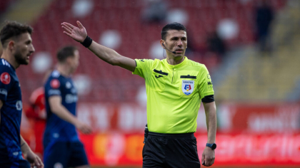 Marcel Bîrsan va arbitra „derbiul” clujean din Superligă
