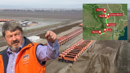 Dorinel Umbrărescu pleacă din Buzău și își strânge sculele de pe autostrada spre Râmnicu Sărat. Muncitorii săi au început marea curățenie