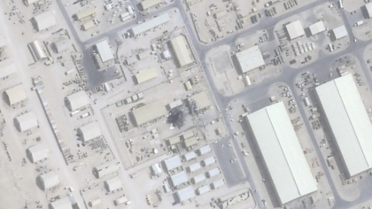 Imagini din satelit arată pagube la baza aeriană a SUA din Qatar, după atacul Iranului