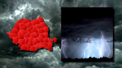 ANM a emis un cod galben de vreme severă pentru 11 județe din țară. Intensificări ale vântului vor avea loc în următoarele ore