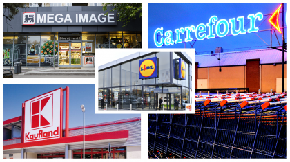 Se conturează un oligopol pe piaţa de retail. Mega Image, după ce a înghiţit Profi, se pregăteşte să cumpere Carrefour