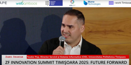 Teodor Pop, Universitatea Politehnica Timişoara: Ne dorim să creştem ecosistemul regional şi lucrul acesta îl putem face doar împreună. Inovarea o facem noi