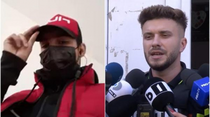 Polițistul care l-a prins pe agresorul livratorului străin povestește pas cu pas ce s-a întâmplat. Bătăușul și-a chemat în ajutor mama