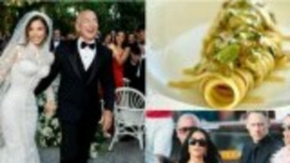 Ce au mâncat DiCaprio, surorile Kardashian și alți invitați de top la nunta miliardarului Jeff Bezos