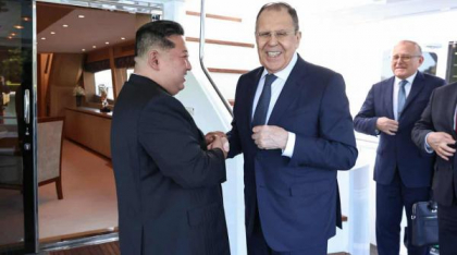 Serghei Lavrov a mers să discute cu Kim Jong Un. Liderul nord-coreean l-a primit pe iahtul său de lux