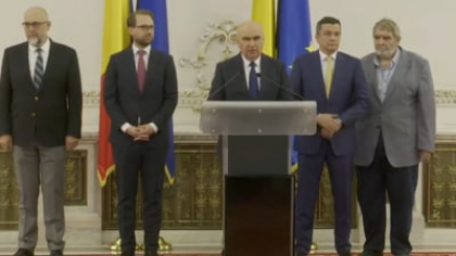 Liderii Coaliției au semnat acordul politic. „Ne așteaptă decizii grele, care vor însemna și durere” VIDEO