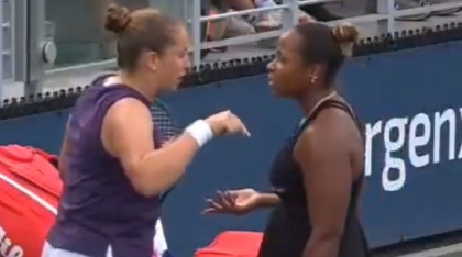 Scandal monstru la US Open. Ostapenko a făcut-o praf pe Townsend, dintr-un motiv minor