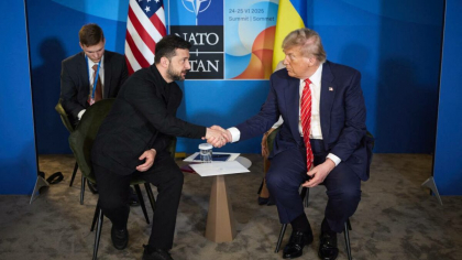 Cum s-a îmbrăcat Volodimir Zelenksi la întâlnirea cu Donald Trump și Nicușor Dan. Toate privirile s-au întors către el