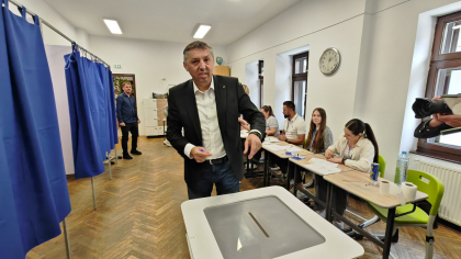 Daniel David, mesaj la cabina de vot
