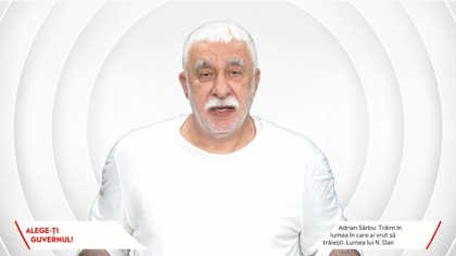 Adrian Sârbu, ALEPH NEWS: Trăim în lumea în care ai vrut să trăieşti. Lumea lui Nicuşor Dan!