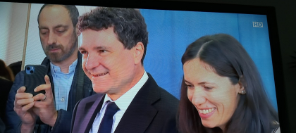 Nicușor Dan a votat la Făgăraș