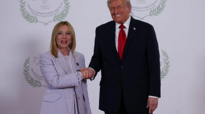 Donald Trump, complimente în Egipt pentru Georgia Meloni: Este o tânără femeie frumoasă