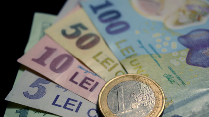 Cursul valutar creşte uşor în continuare pentru a patra zi consecutiv, ajungând la 5,1287 lei/euro pe interbancar