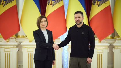 Maia Sandu și Volodimir Zelenski, discuție telefonică: Republica Moldova este ferm alături de Ucraina
