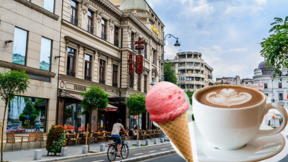 Cât trebuie să scoți din buzunar pentru o cafea sau o cupă de înghețată artizanală pe Calea Victoriei, în București