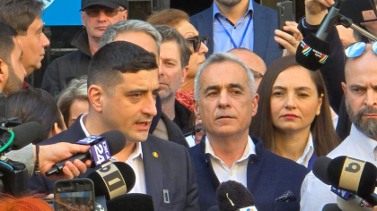 „Jos Simion!”, „Jos Georgescu!”, Jos România suverană!