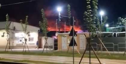 Incendiu devastator în Timișoara. A fost afectată o suprafaţă uriașă