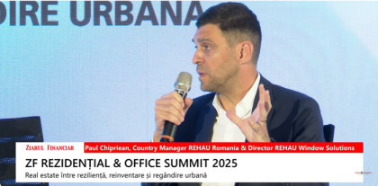 Paul Chipriean, REHAU: România este principalul furnizor de ferestre pe piaţa europeană, după Polonia, exporturile depăşind 50% din volumul total al pieţei