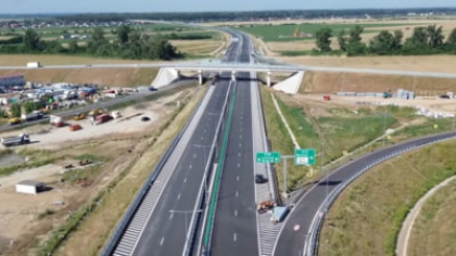 Lotul 3 din Autostrada A0 Sud este finalizat, dar autoritățile mai amână cu câteva zile deschiderea completă a centurii Bucureștiului VIDEO