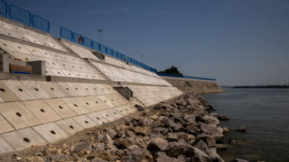 ”Noul” port la Dunăre al României, construit de la zero, cu infrastructură în proporție de 80% pe apă FOTO