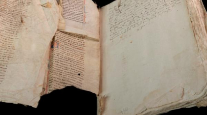 Detalii ascunse ies la iveală dintr-un manuscris medieval „deghizat” în copertă de carte