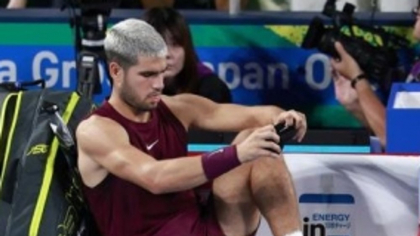 Lui Carlos Alcaraz i-au dispărut miraculos durerile de la gleznă. Liderul mondial a folosit o bandă magnetică cu proprietăți magice