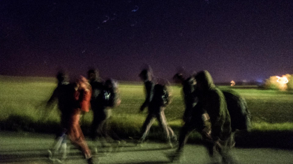 Captură pe Prut: Migranți opriți la graniță, „șoferii fantomă” români prinși în flagrant