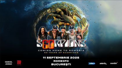 Scorpions revine în România cu un concert aniversar spectaculos: „Coming Home” pe 11 septembrie 2025, la Romexpo