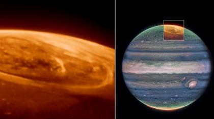 Aurore „imposibile” au fost descoperite pe Jupiter, de camerele cu infraroșu ale telescopului James Webb: „Întreaga regiune explodează”