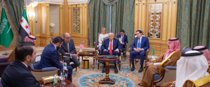 Donald Trump s-a întâlnit cu președintele sirian Ahmed al-Sharaa în Arabia Saudită