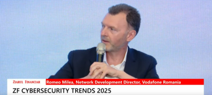 Romeo Milea, Vodafone România: Cred că în această luptă cu hackerii, zona de AI începe să ne creeze multe provocări. Noi nu am observat o mare dinamică a hackerilor în zona de AI încă versus potenţial, dar mai mult ca sigur zona aceasta va fi exploatată în viitor