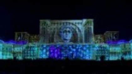 Ediție aniversară iMapp, în Piața Constituției. Fațada Parlamentului a devenit o galerie de artă digitală
