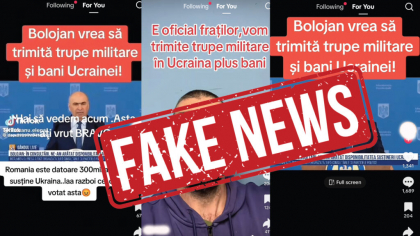MApN dezminte informațiile false privind trimiterea de trupe române în Ucraina