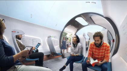 Supertrenul care va înlocui avionul pe distante scurte în Europa. Va parcurge 400 de km în 32 de minute VIDEO