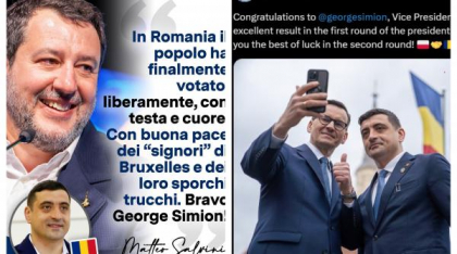 Extremiștii europeni, în extaz după victoria lui Simion. Le Pen: România i-a oferit doamnei Von der Leyen un foarte frumos bumerang