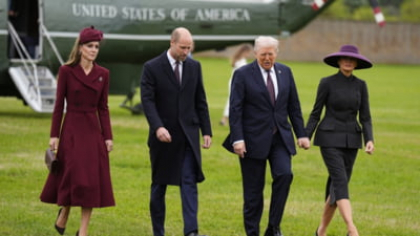 Trump, primit cu onoruri regale la Castelul Windsor la începutul vizitei istorice în Marea Britanie VIDEO
