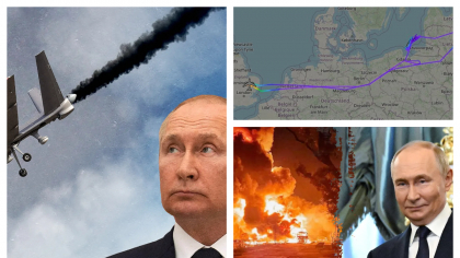 Un puternic general rus acuză: Ucraina și serviciile secrete din Occident au lansat dronele asupra României / Tensiunile dintre NATO și Rusia escaladează, un avion american de spionaj surprins în Kaliningrad