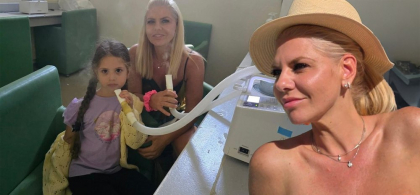 Adina Postelnicu de la Heaven, ritual de vacanță la Băile Govora. În fiecare an vedeta își duce fiica și nepotul la inhaloterapie