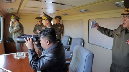 Kim Jong-un a supervizat un test cu rachete balistice. „Este important să perfecţionăm pregătirea de luptă a forţei nucleare”