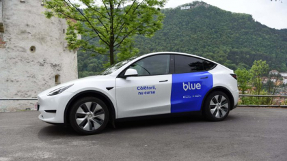 Blue România se extinde la Braşov cu o flotă de maşini electrice