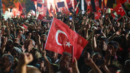 Protest masiv în Istanbul față de arestarea primarului Ekrem Imamoglu