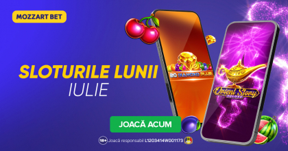 (P) Intensifică distracția în luna iulie cu două sloturi de top de la Mozzart Bet!