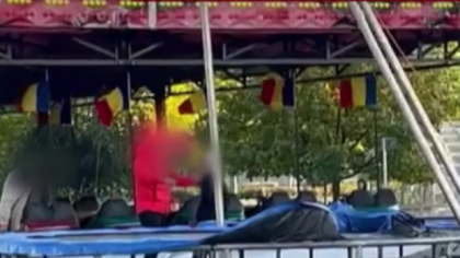 Paznicul unui parc de distracții din Brașov a rănit cu secera un copil de 13 ani pentru că a sărit pe o trambulină fără permisiune
