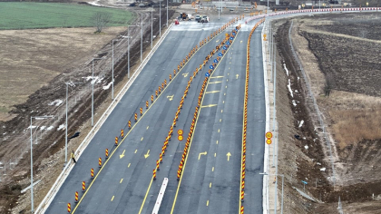 CNAIR: Lucrările pe lotul 1 al A0 Nord avansează – VIDEO